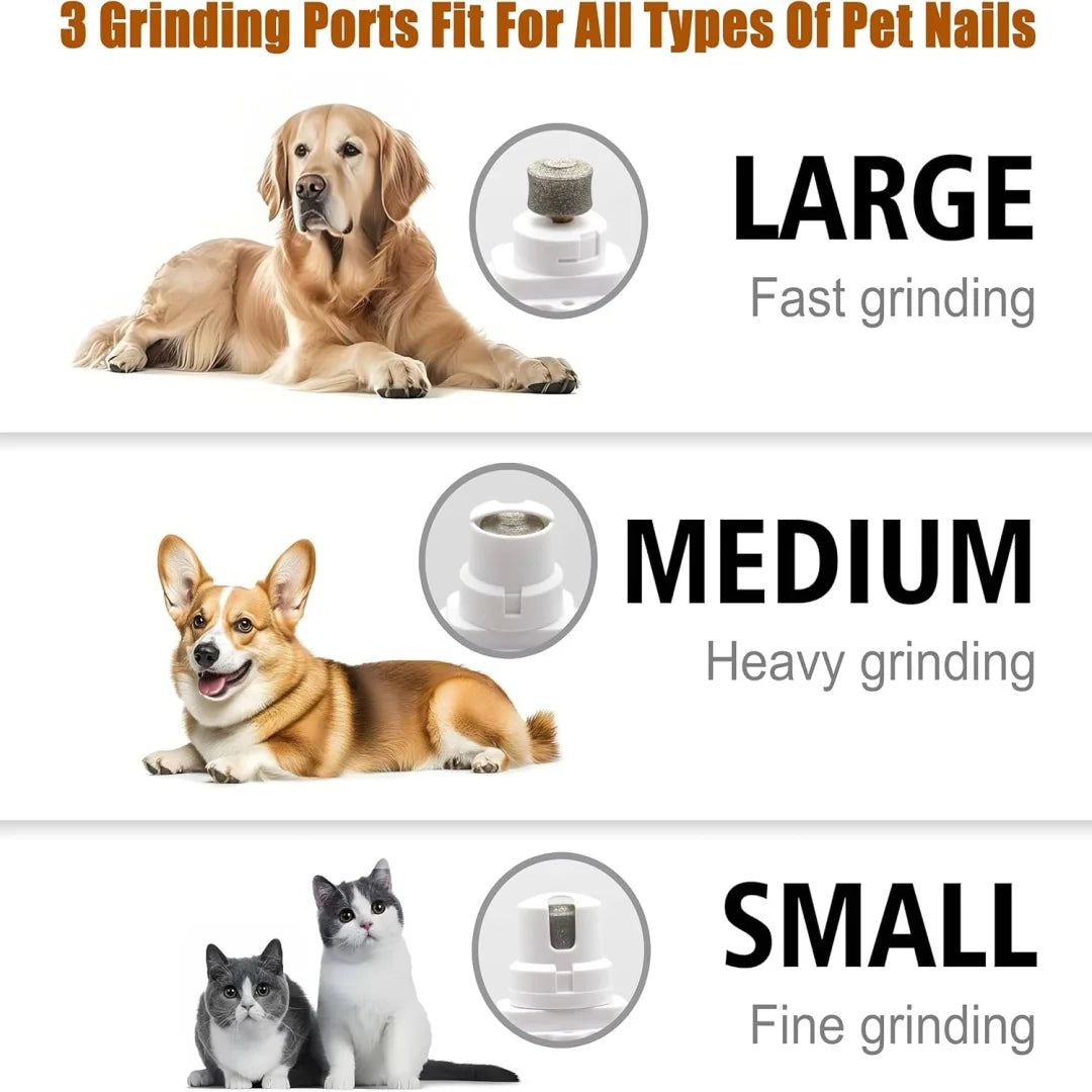 Petskape 2 in 1 Pet Nail Grinder & Clipper