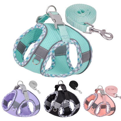 Petskape GlowPaw Reflective Harness Set